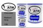 Preview: Chevrolet, Medium Gray, 19B: 1L Lackdose + 1L Klarlack + 500ml Härter - Set, von ATW Autoteile West.
